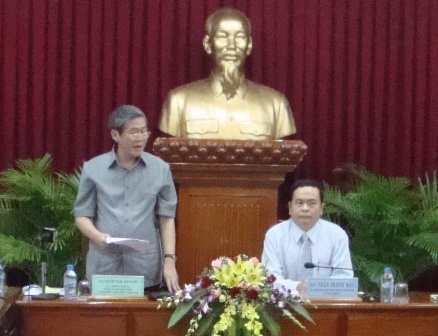 ຄະນະເລຂາສູນກາງພັກກວດກາ ການປະຕິບັດມະຕິສູນກາງພັກຄັ້ງທີ 4 ຢູ່ Can Tho